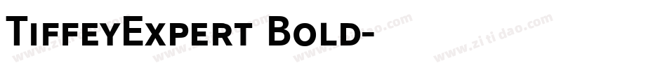 TiffeyExpert Bold字体转换